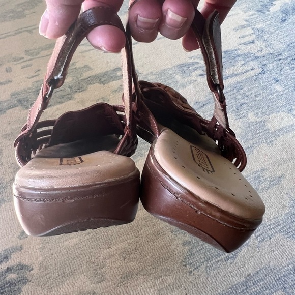 TEJIDAS LEATHER SLINGBACK HUARACHES SIZE 8.5 WIDE - Picture 6 of 9